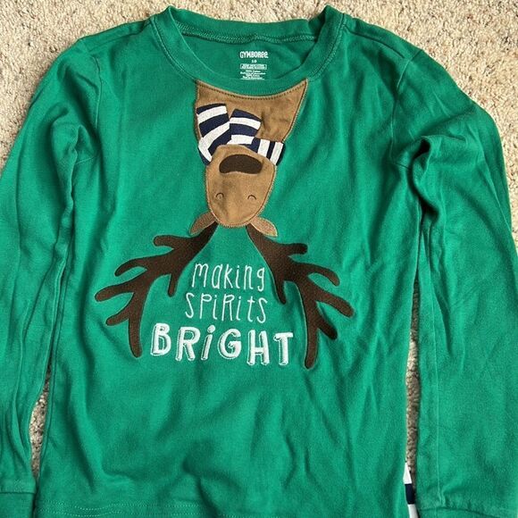 Gymboree boys size 10 Holiday pajamas. - Picture 2 of 4